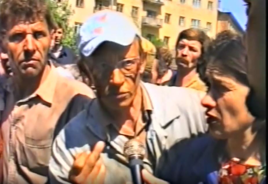 Митинг рабочих машзавода (Хроника 31 мая 1996 г.)